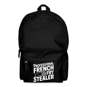 Professional French Fry Stealer - Backpack - black - Front