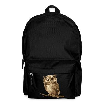 Little Eagle Owl - Backpack - black - Front