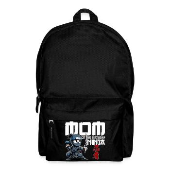 Maman de l’anniversaire Ninja Anniversaire Drôle - Sac à dos - noir - Devant