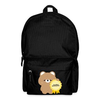 Kawaii Bear Certified Overthinker - Backpack - black - Front