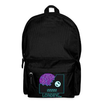 Cyberpunk Robot Neon - Backpack - black - Front