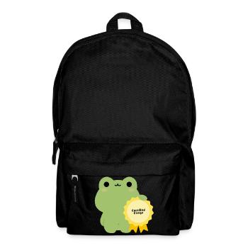 Certified Clingy Frog Badge - Backpack - black - Front