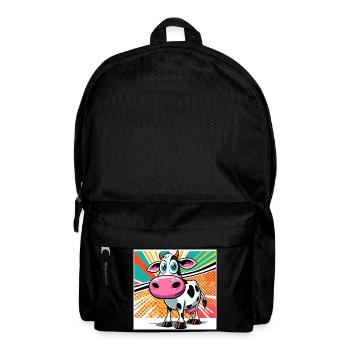 Kuh - Rucksack - Schwarz - Vorne