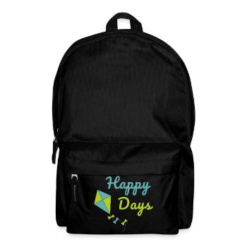 Happy Days Kite Cute Summer Vibes Design - Backpack - black - Front