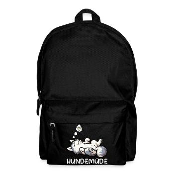 Hundemüde Husky Huskys Huskybesitzer Huskyhalter  - Rucksack - Schwarz - Vorne