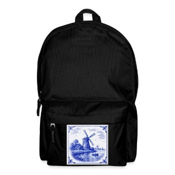 Delft Windmill by the Lake - Backpack - black - Front