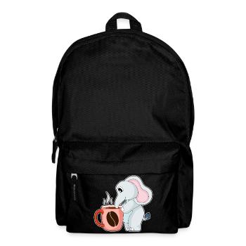 Elephant Coffee Mug - Backpack - black - Front