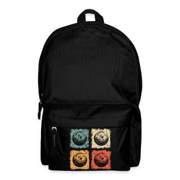 Bowling Kegeln Retro-Grafik Für Kegel Club - Rucksack - Schwarz - Vorne
