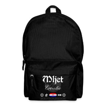 Mljet Croatia Streetwear Travel Souvenir - Backpack - black - Front