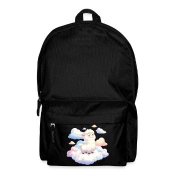 Agneau nuage dans la lumière du rêve - Sac à dos - noir - Devant