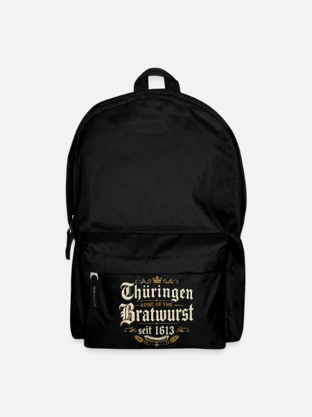 Thüringen Bratwurst seit 1613 - Rucksack - Schwarz