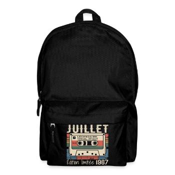 Juillet 1967 Cadeau Anniversaire Juillet 1967  - Sac à dos - noir - Devant
