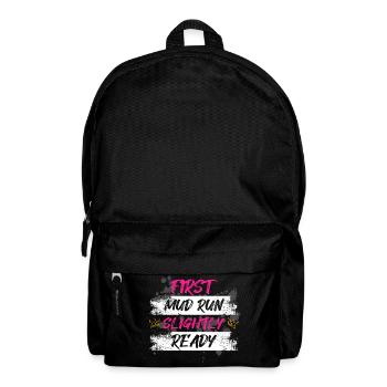 First mud run Schlammlauf Muddy Race - Backpack - black - Front