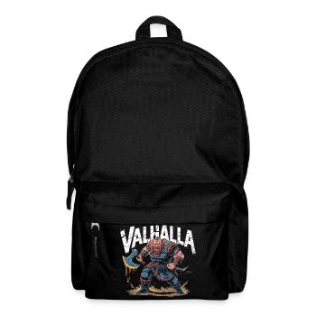  Valhalla Wikinger Krieger Nordische Mythologie - Rucksack - Schwarz - Vorne
