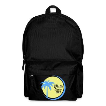 Malle Crew 2027 Palmen Circle - Rucksack - Schwarz - Vorne