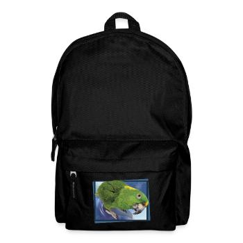 The yellow-naped parrot - Backpack - black - Front