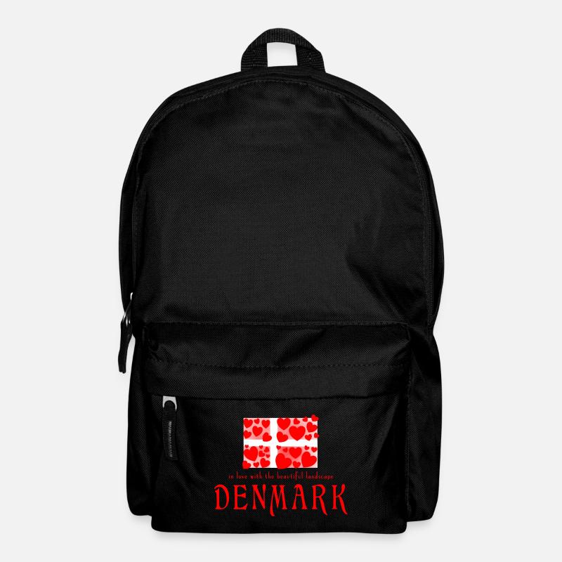 Dänemark Danmark - Rucksack - Schwarz