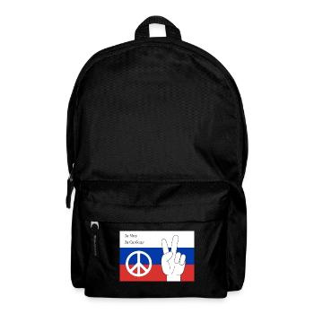 Russia Peace and Freedom - Backpack - black - Front