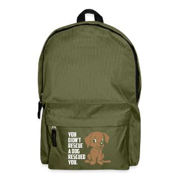 Rescue Dog - Rucksack - Olivgrün - Vorne