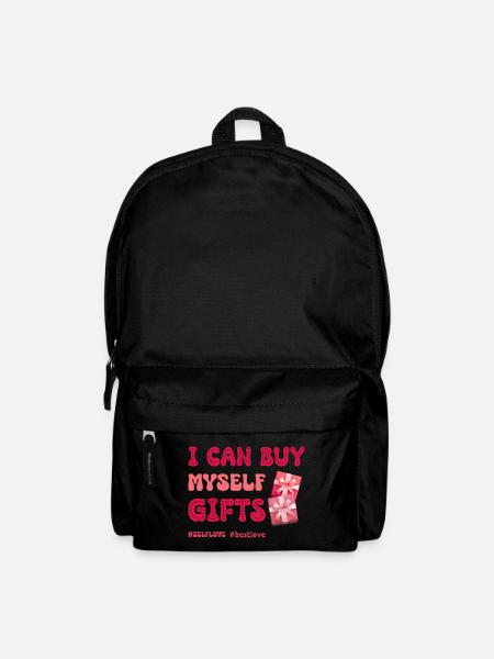 Funny Valentines Day Self love Anti Valentine's - Backpack - black