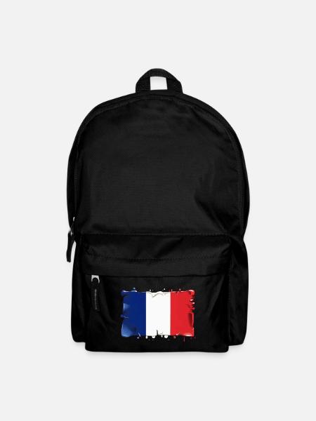 FAHNE FLAGGE FRANKREICH - Rucksack - Schwarz