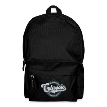Classic old fashion denim vintage goods blue - Backpack - black - Front