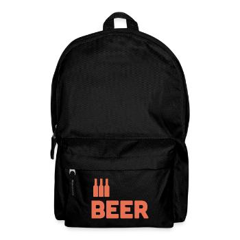 Bierliebhaber - Rucksack - Schwarz - Vorne