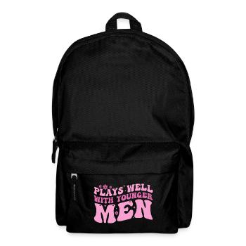Plays Well With Younger Men - Sac à dos - noir - Devant
