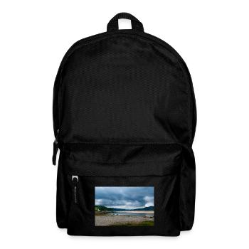 Barmouth Viaduct and River Mawddach Estuary - Backpack - black - Front