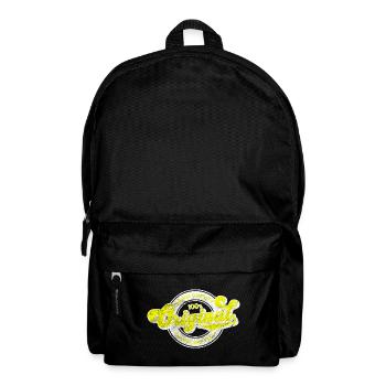 Original denim qualité rétro vintage jaune blanc - Sac à dos - noir - Devant
