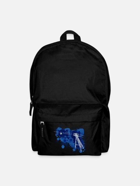 P4 Kipper von Grands Montets - Rucksack - Schwarz
