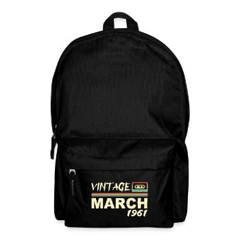 March 1961 - March 1961 - Backpack - black - Front