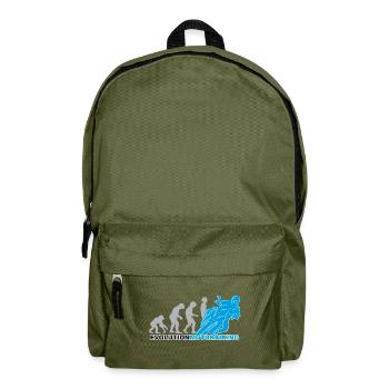 evolution motorbiking, motorrad, motorcycling - Rucksack - Olivgrün - Vorne