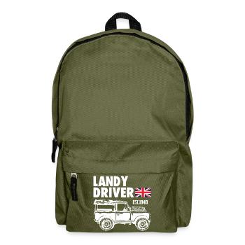 Landy Driver - Backpack - olive green - Front