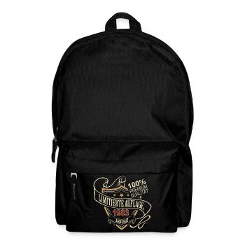 Geburtstag Limitierte Auflage Januar 1983 Retro - Rucksack - Schwarz - Vorne