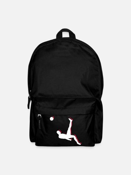 Fußball Fallrückzieher Sport - Rucksack - Schwarz