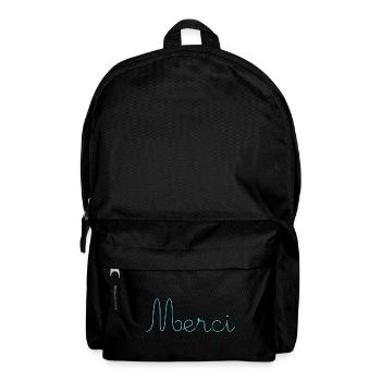 MERCI. MAÎTRESSE. MAÎTRE. MERCI MAÎTRESSE. - Sac à dos - noir - Devant