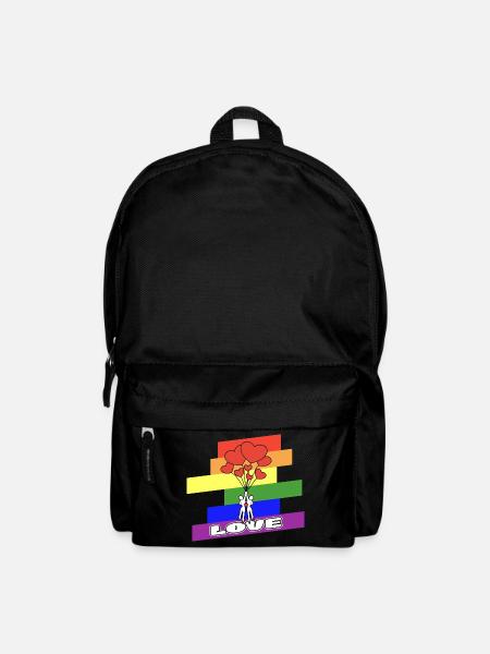 LGBT Schwul Lesbisch Homosexuell - Rucksack - Schwarz
