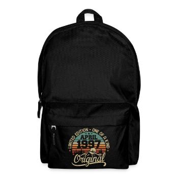 Vintage April 1997 - Original Gift April 1997 - Backpack - black - Front