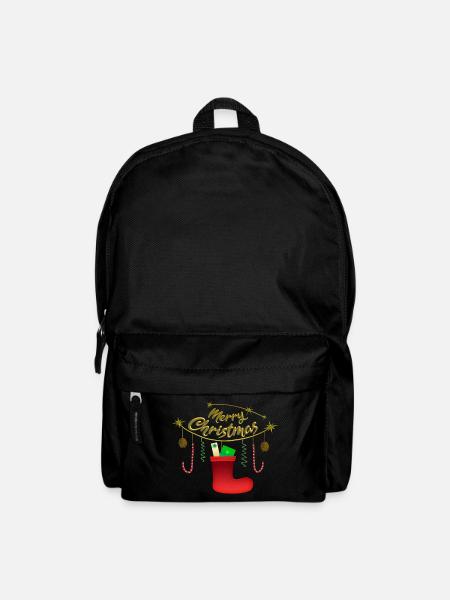 Merry Christmas - Rucksack - Schwarz