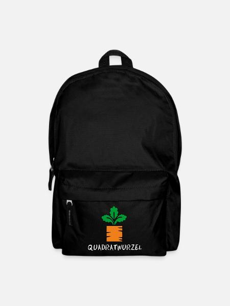 Quadratwurzel - Rucksack - Schwarz