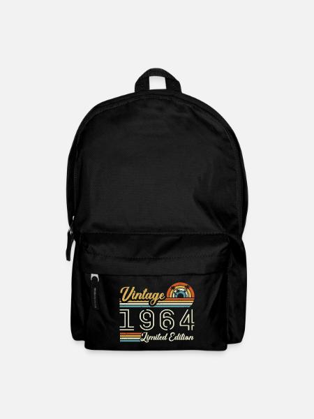 61 Jahre Jubiläum | Jahrgang 1964 Geschenk 1964 - Rucksack - Schwarz