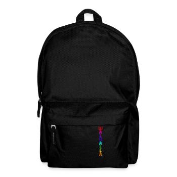Wallhalla -neon- - Rucksack - Schwarz - Vorne