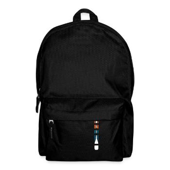 Paddel Streifen senkrecht - Rucksack - Schwarz - Vorne