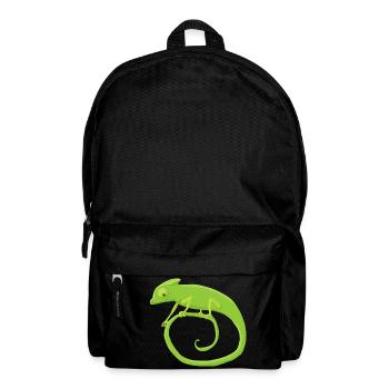 Chamäleonkringel - Rucksack - Schwarz - Vorne