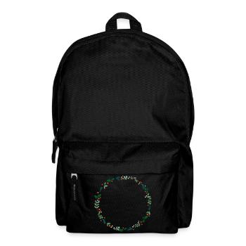 Immergrüner Kranz - Rucksack - Schwarz - Vorne