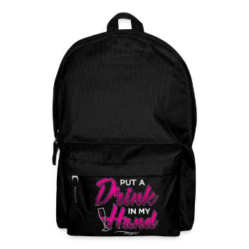 JGA - DRINK METTRE EN MA MAIN - Sac à dos - noir - Devant