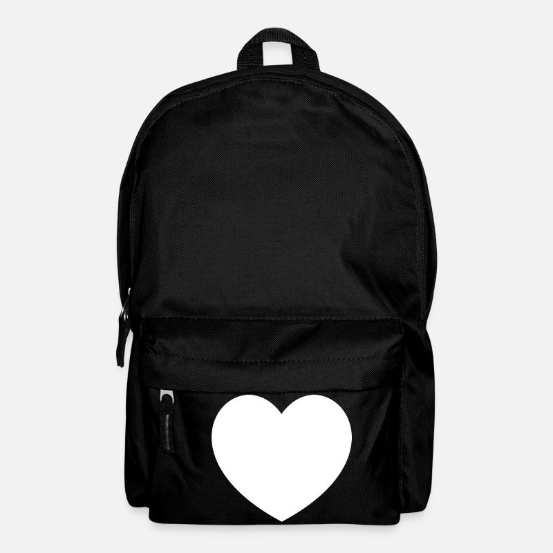 White Heart - Backpack - black