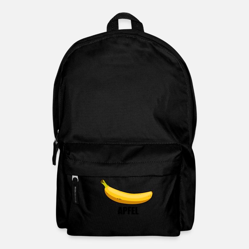 Banana / apple - Backpack - black