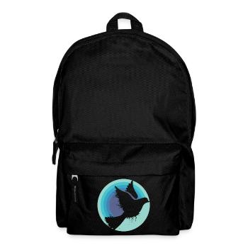 Friedenstaube - Rucksack - Schwarz - Vorne